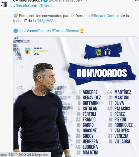 Pedro Caixinha debe resolver las ausencias en Talleres, arriba y en el lateral izquierdo.