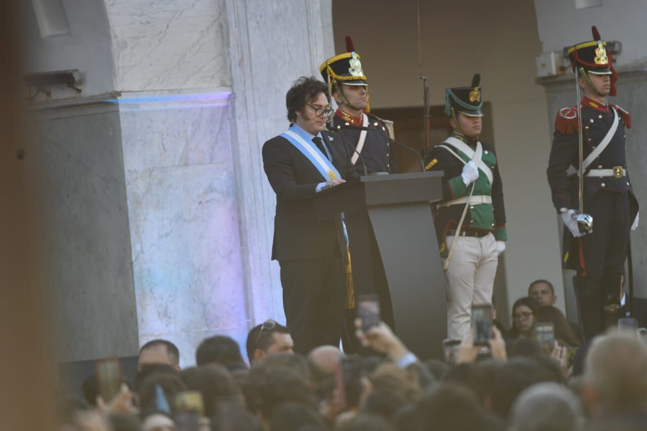 Milei en Córdoba por el acto del 25 de Mayo en el Cabildo (Javier Ferreyra / La Voz)