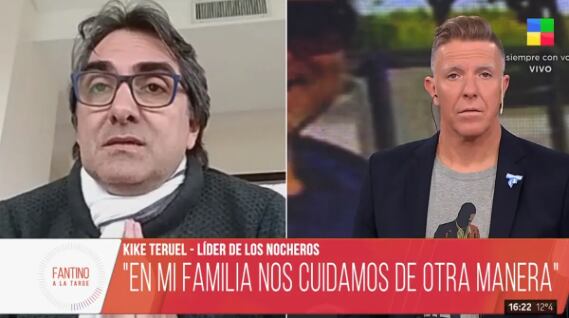 Kike Teruel en Fantino a la Tarde