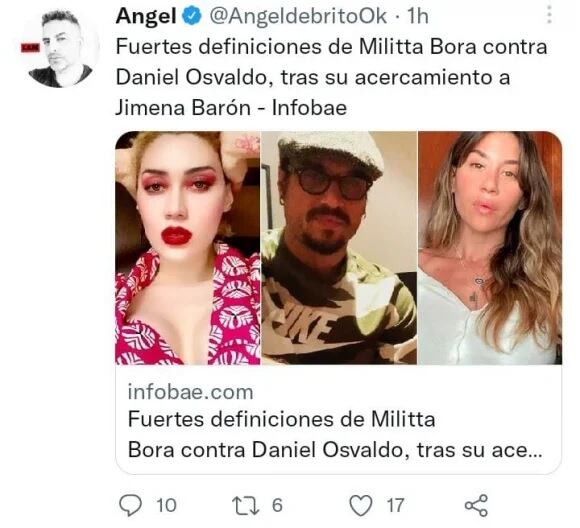 Ángel de Brito contra Daniel Osvaldo