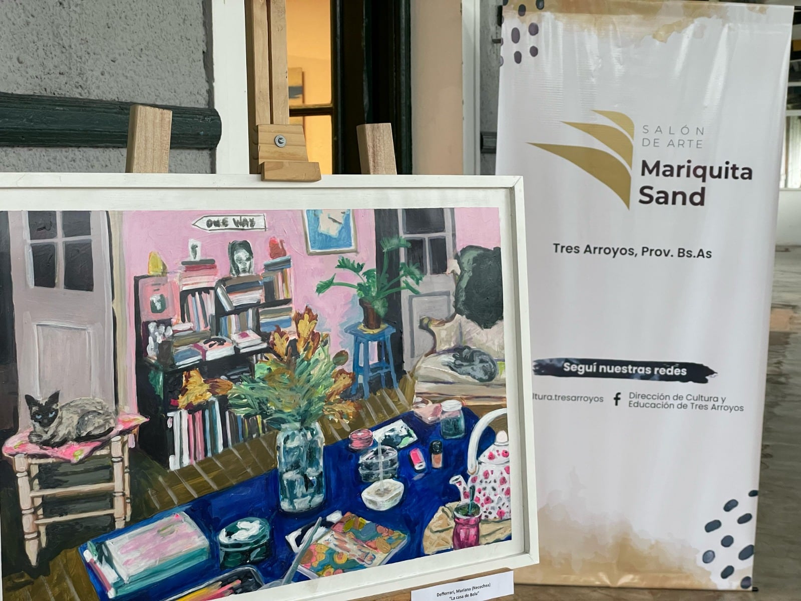 bierta la exposición del Salón Provincial de Arte “Mariquita Sand”