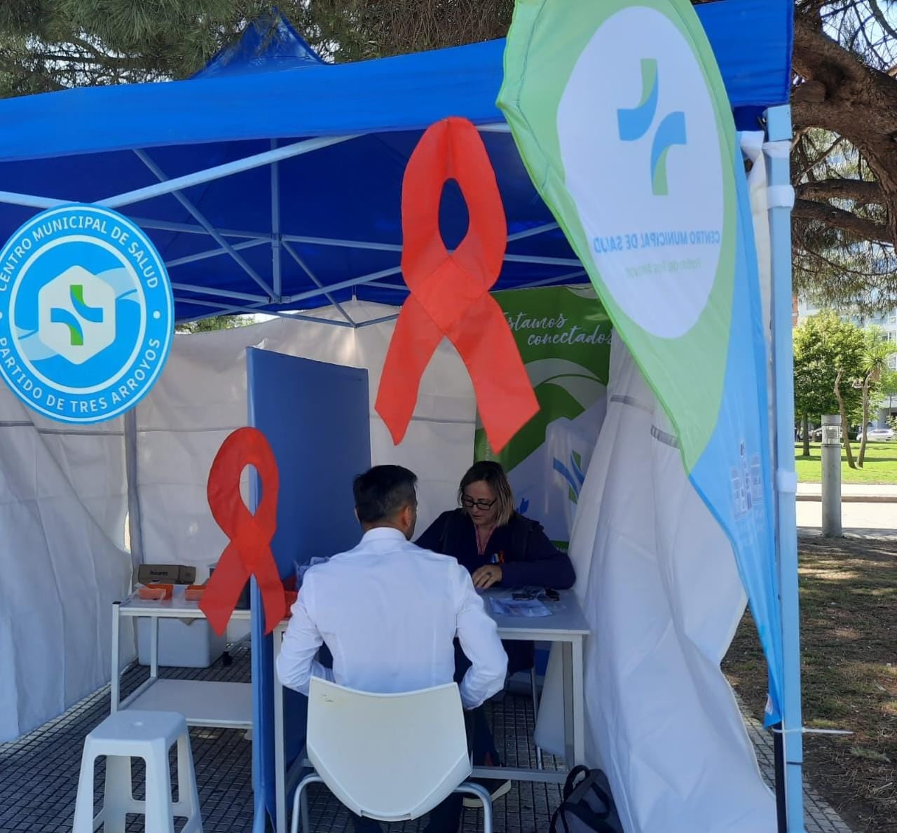 Día Mundial del SIDA: Testeos en la Plaza San Martín de Tres Arroyos