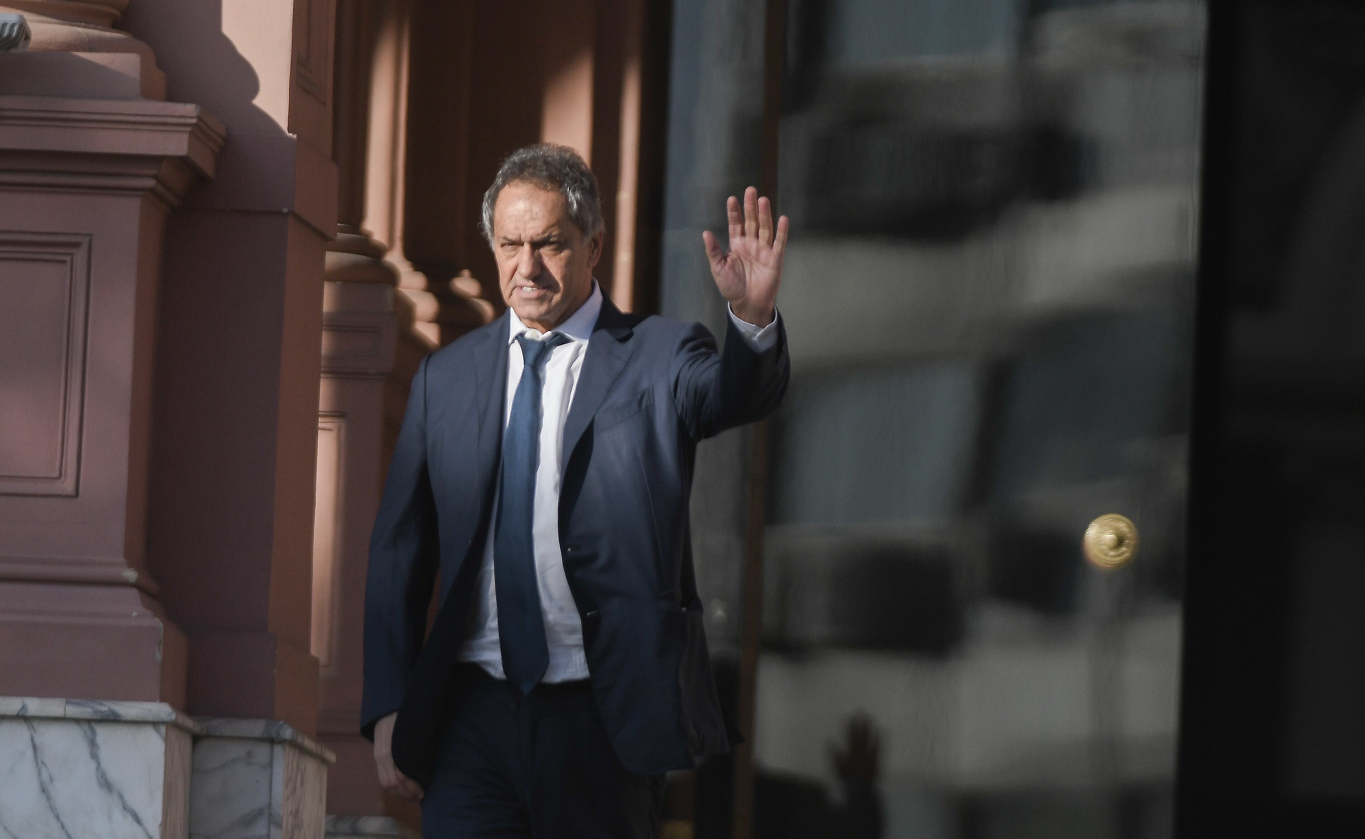 Daniel Scioli fue elegido por Alberto Fernández para hacerse cargo del Ministerio de Producción que dejó Matías Kulfas. 
Foto Federico López Claro.