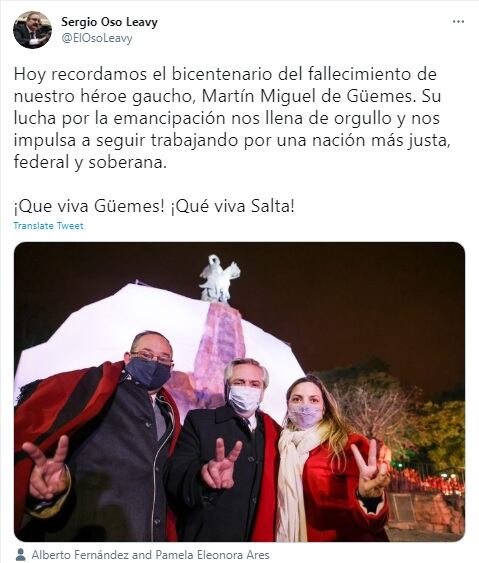 A ningún político faltó su foto con el presidente.