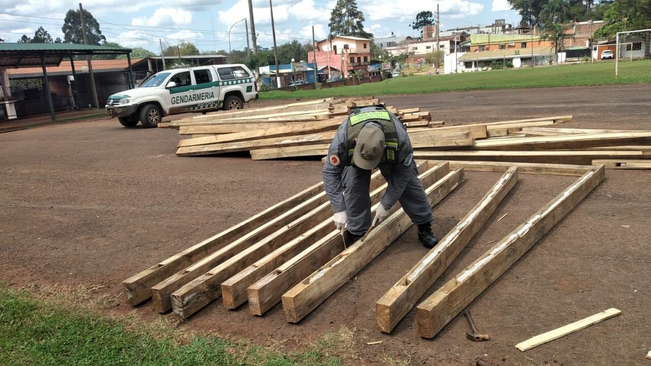 San Pedro: encuentran marihuana escondida entre vigas de madera.