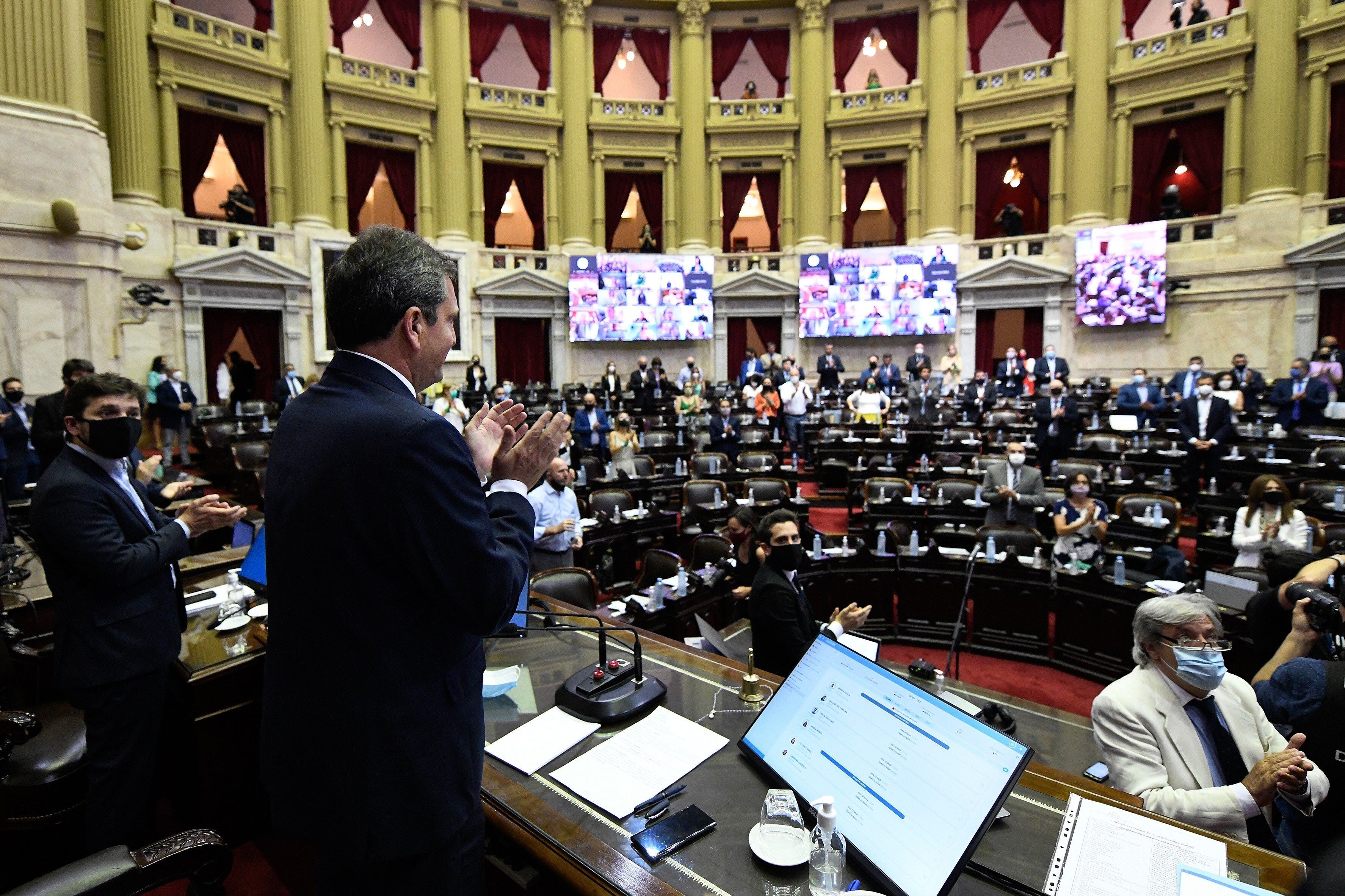 Sergio Massa, presidente de la Cámara de Diputados. (EFE/Cámara de Diputados de Argentina)