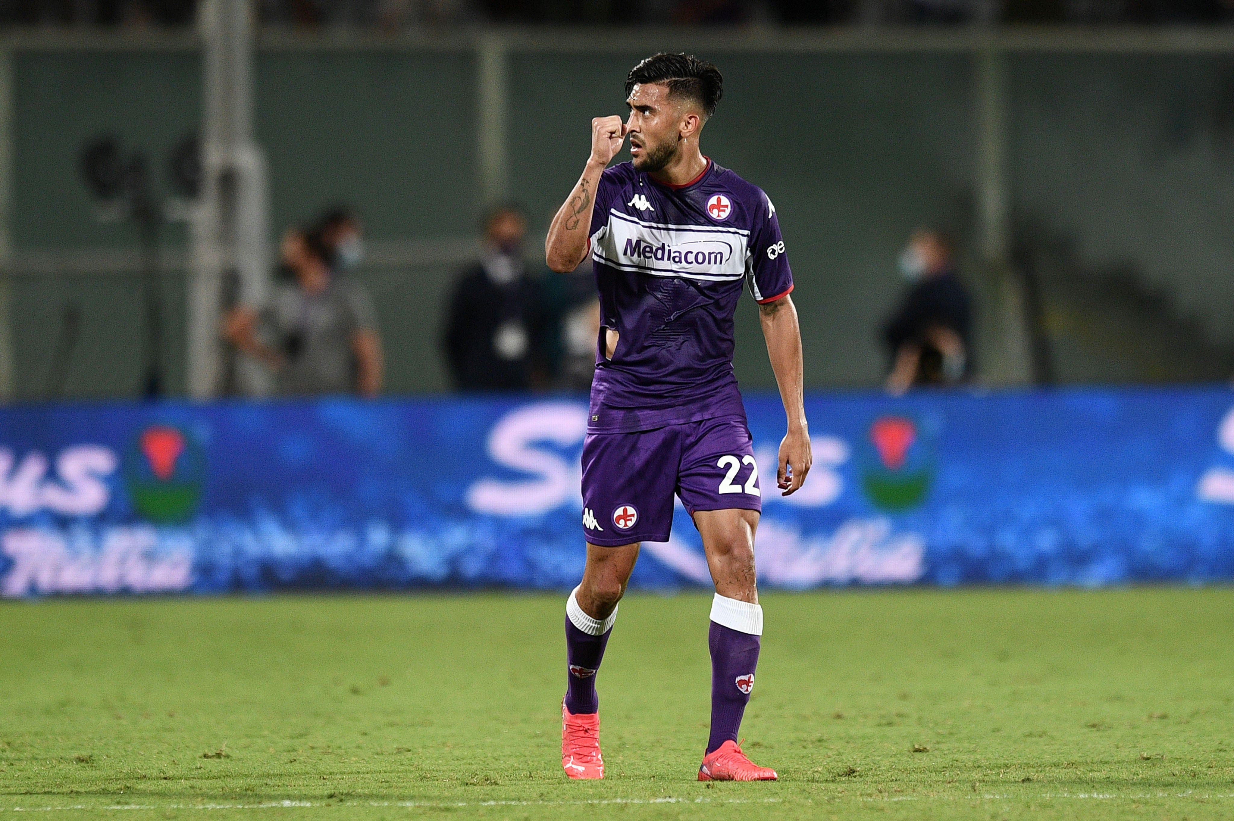 Nicolás González marcó su primer tanto en Fiorentina.