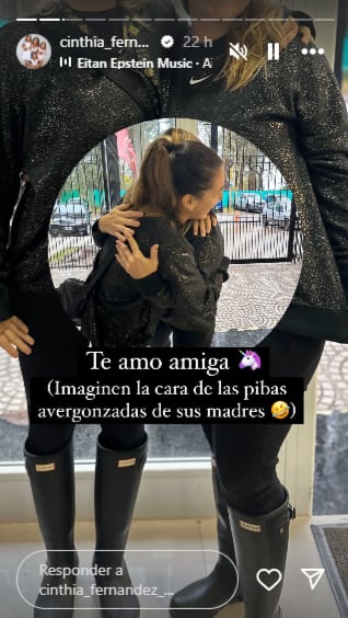 Cinthia Fernández y un momento vergonzoso en el colegio de sus hijas