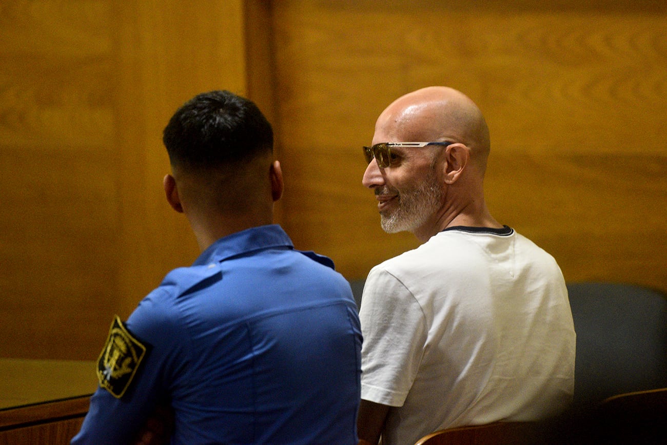 Juicio a Edgar Adhemar Bacchiani por estafas. (Pedro Castillo / La Voz)