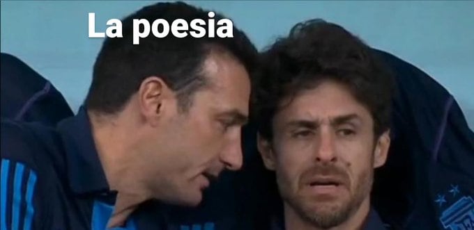 Otro de los memes con Aimar y la poesía.