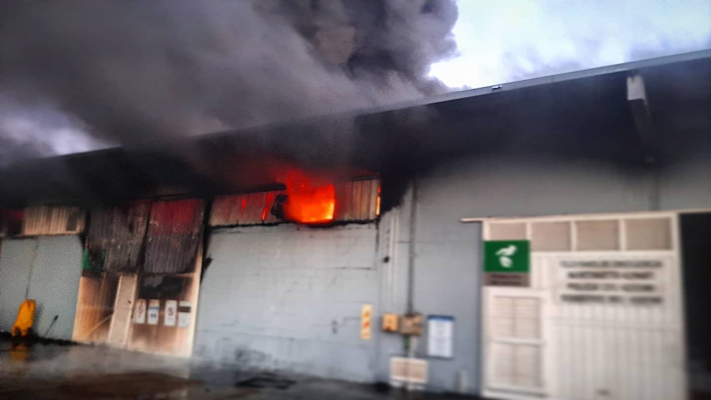 Incendio en predio YPF Agro Arroyito ruta 19