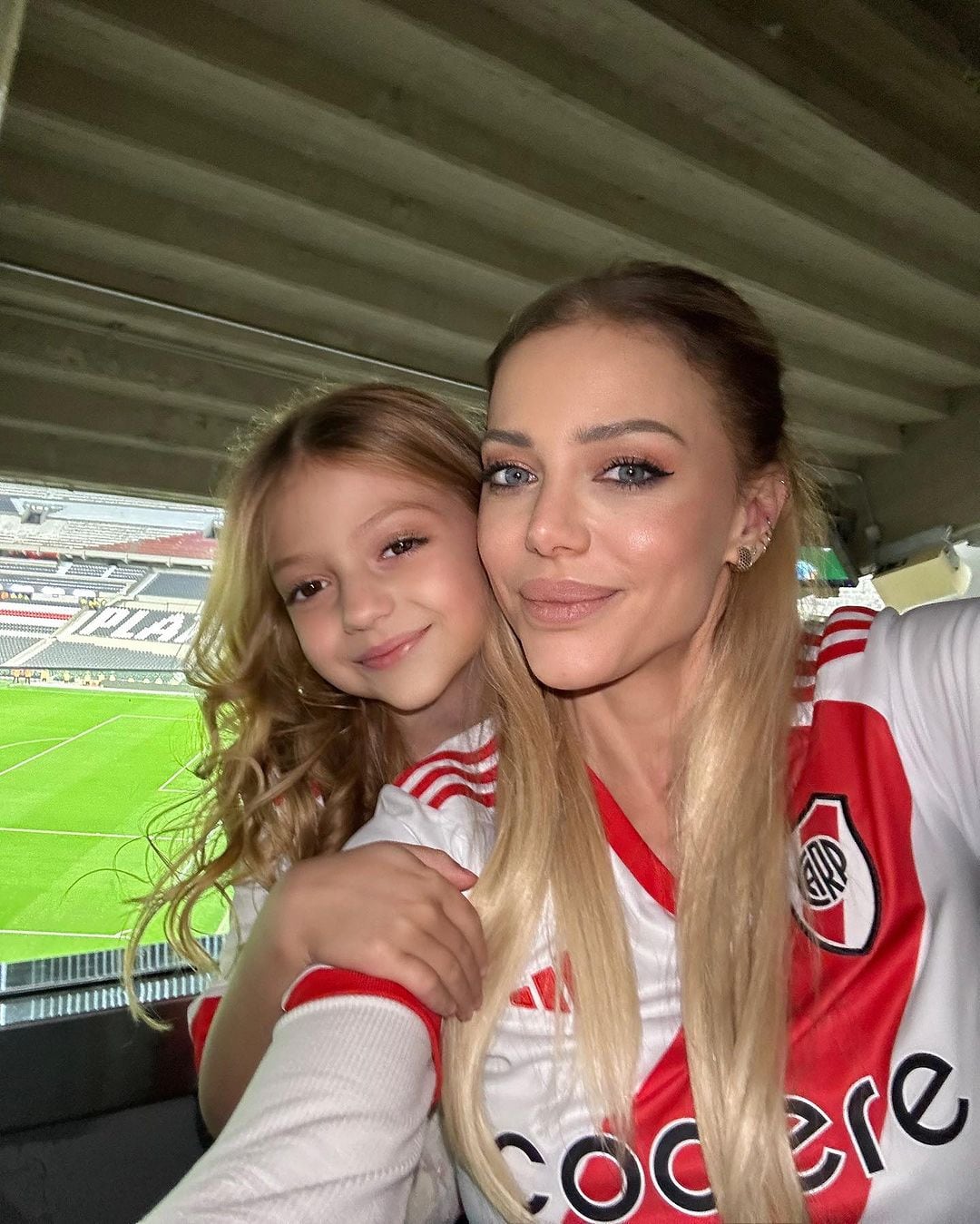 Emma, la hija menor de Evangelina Anderson y Martín Demichelis. Gentileza Instagram.