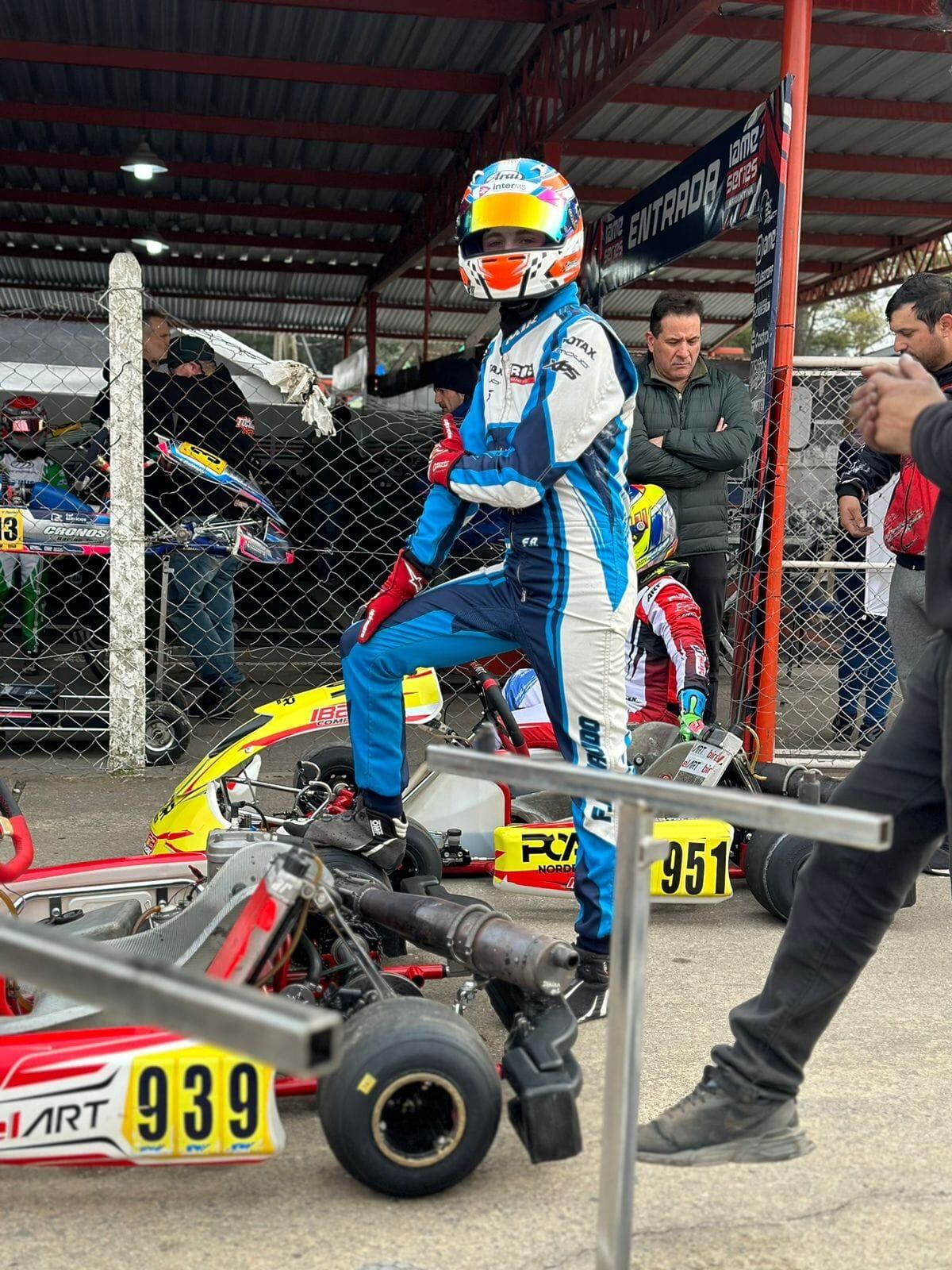 Fausto Arnaudo piloto Birel en Zarate