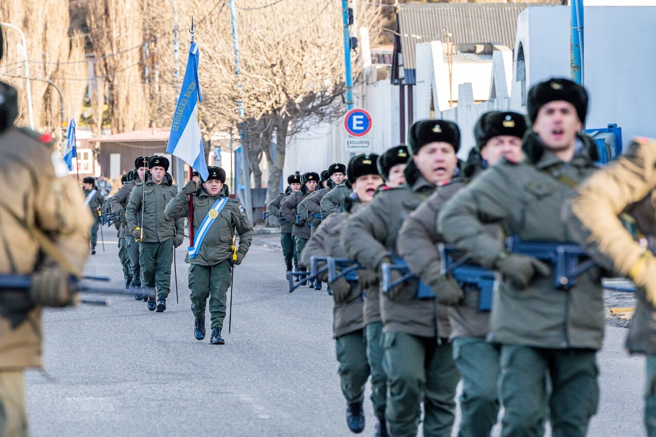 Melella participó del acto oficial por el 84° Aniversario de Gendarmería Nacional