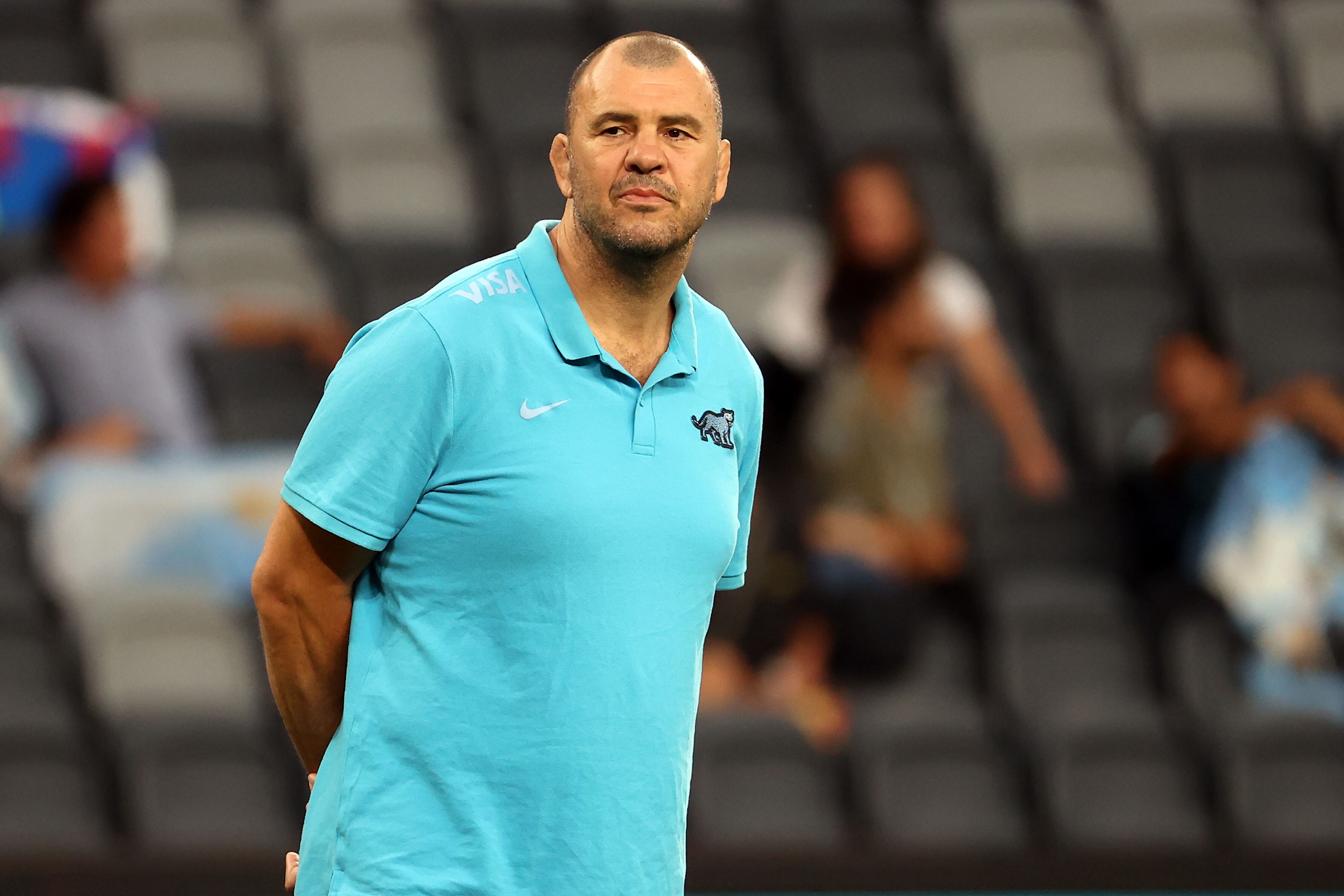 El australiano Michael Cheika, entrenador de Los Pumas.