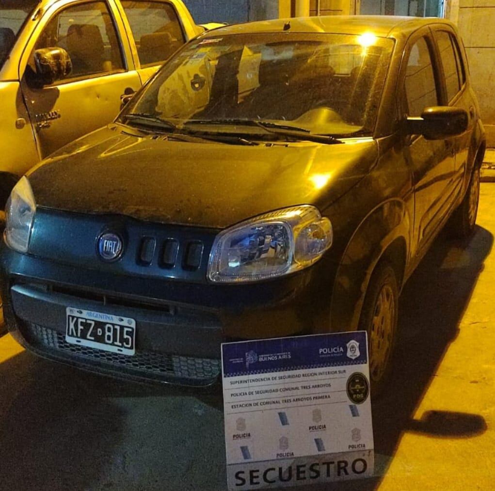 Aprehendido por circular en un auto robado