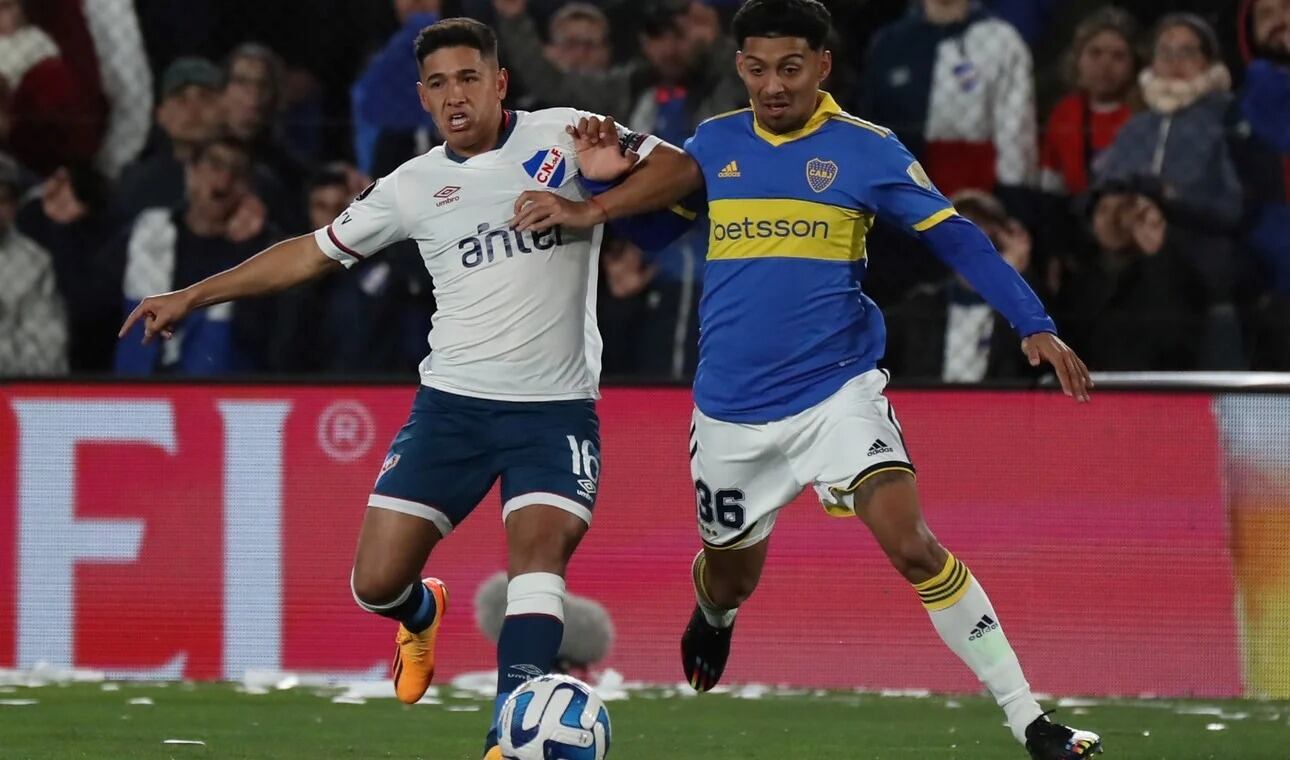 Nacional vs. Boca, por el partido de ida de los octavos de final de la Copa Libertadores. / Gentileza.