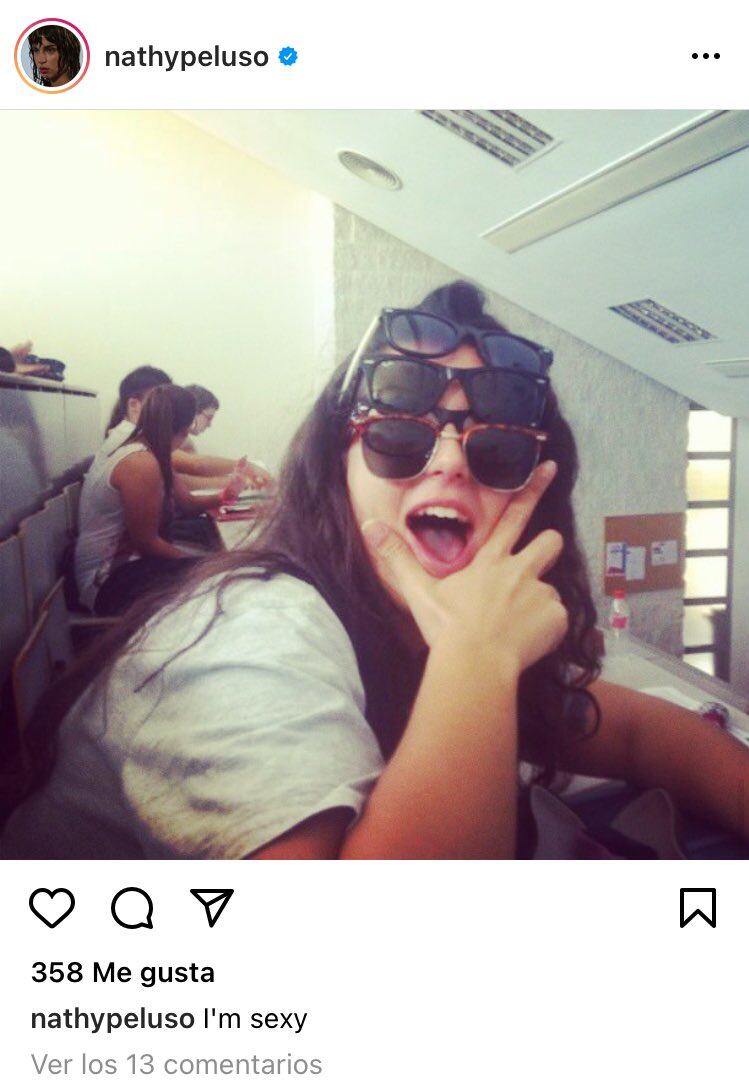 Nathy Peluso en la universidad