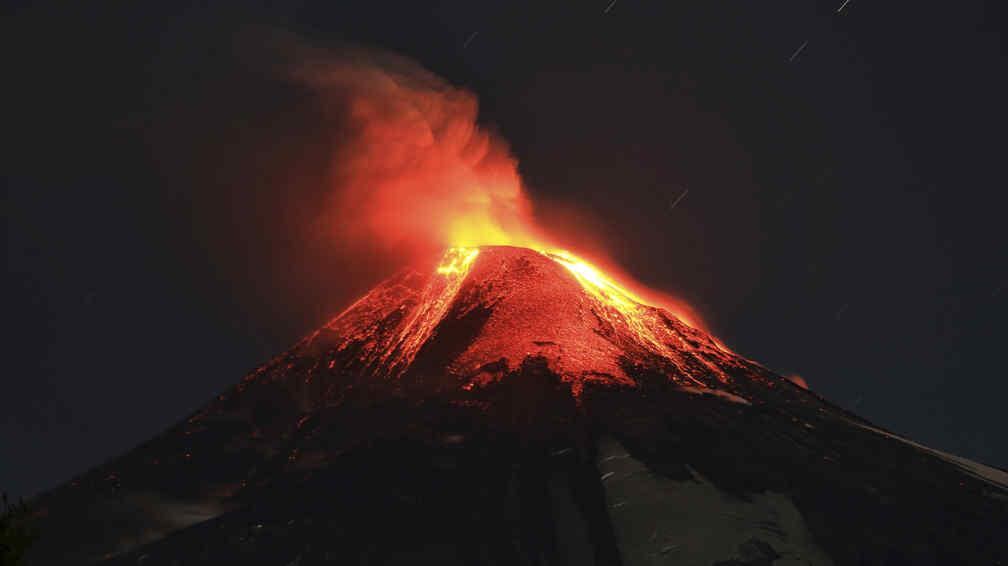 En 2015 fue la última vez que entró en erupción el volcán Villarrica.