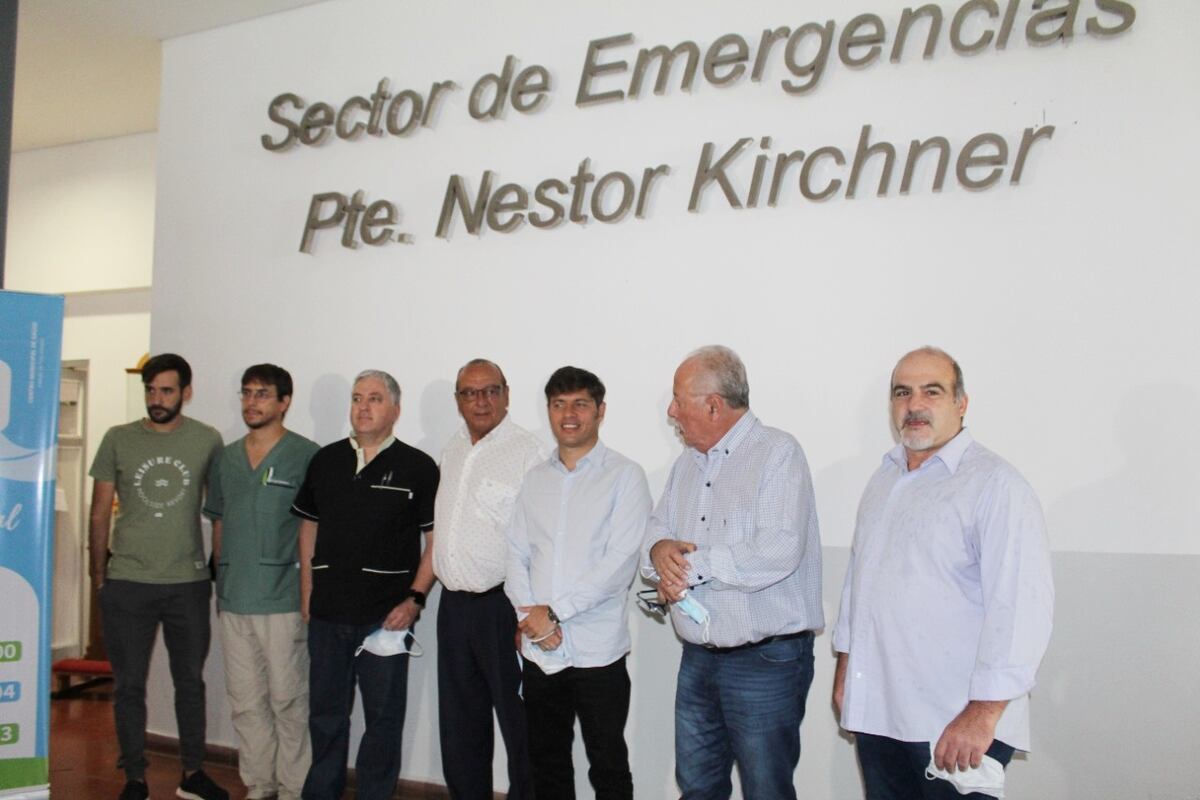 Kicillof visitó la mega obra de agua y la construcción del nuevo sector de oncología del Hospital Pirovano de Tres Arroyos