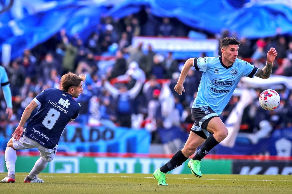 Alvarado y Belgrano, por la fecha 21 de la Primera Nacional, en Mar del Plata. (Prensa Belgrano)