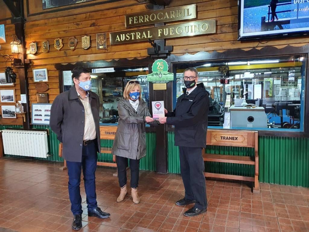 David Ferreyra, recorrió las instalaciones y espacios del Tren del Fin del Mundo, de nuestra ciudad, en el marco de las capacitaciones programadas para este año.