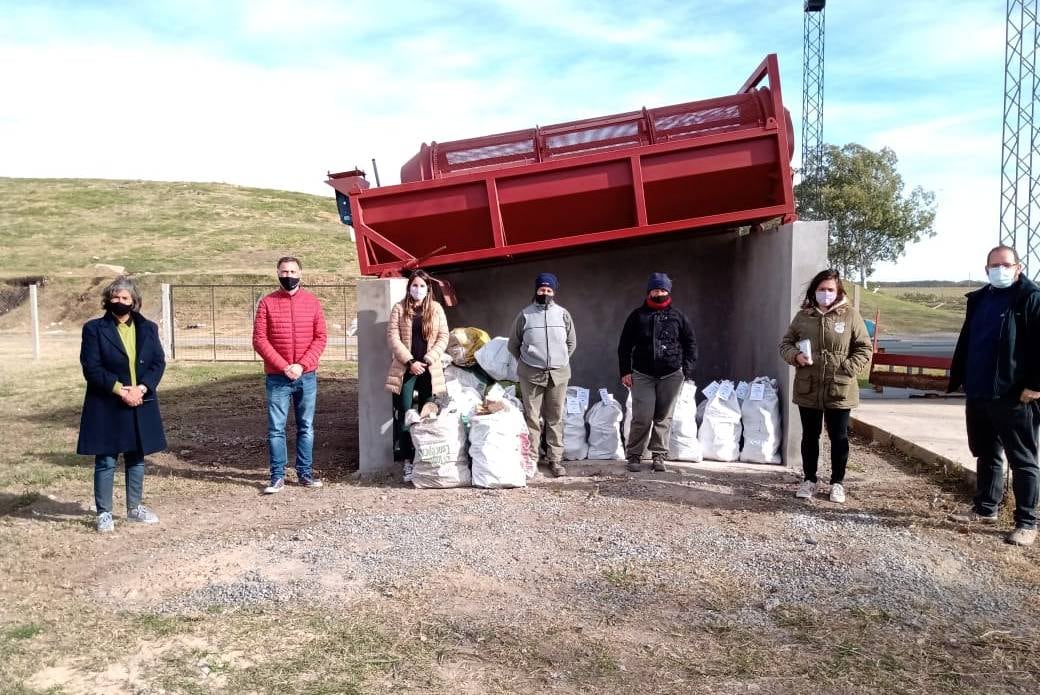 Material recuperado en el Complejo Ambiental