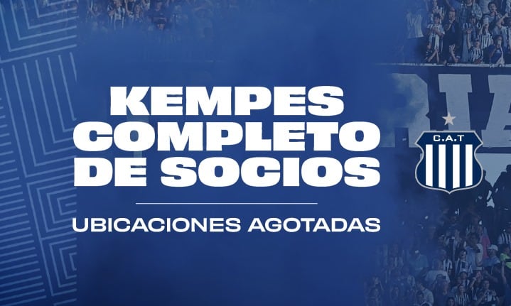 Talleres anunció un Kempes completo de socios.