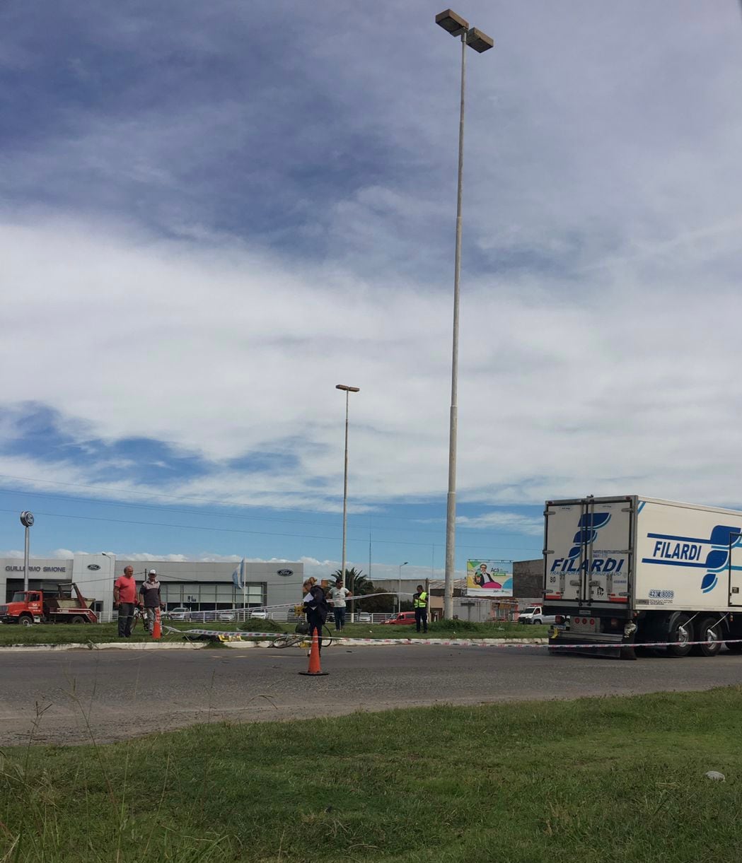 Así fue el momento en el que falleció el ciclista en Tandil