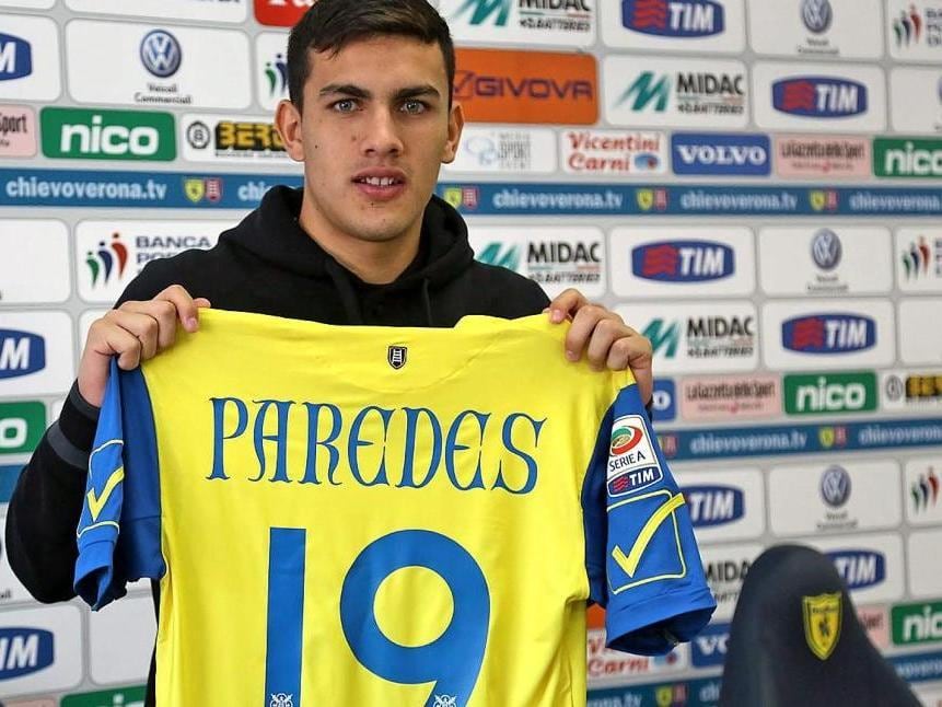 La presentación de Leandro Paredes en el Chievo Verona.