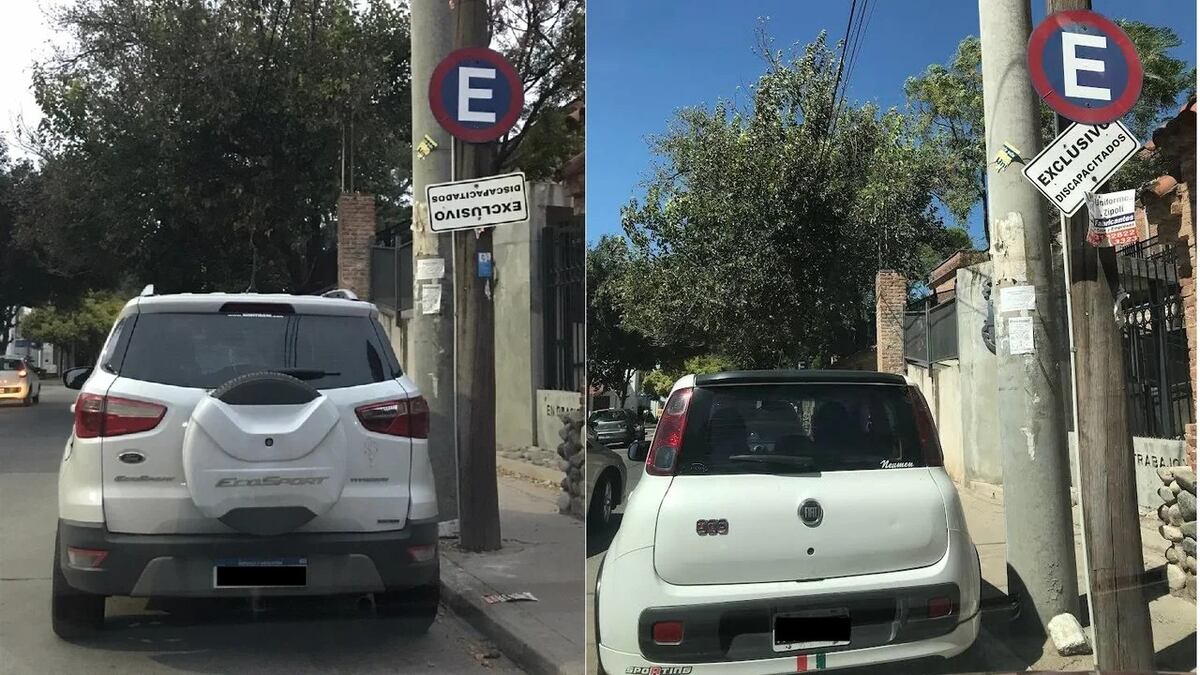 Córdoba: reclama respeto al estacionamiento para discapacitados y le dejaron una nota indignante