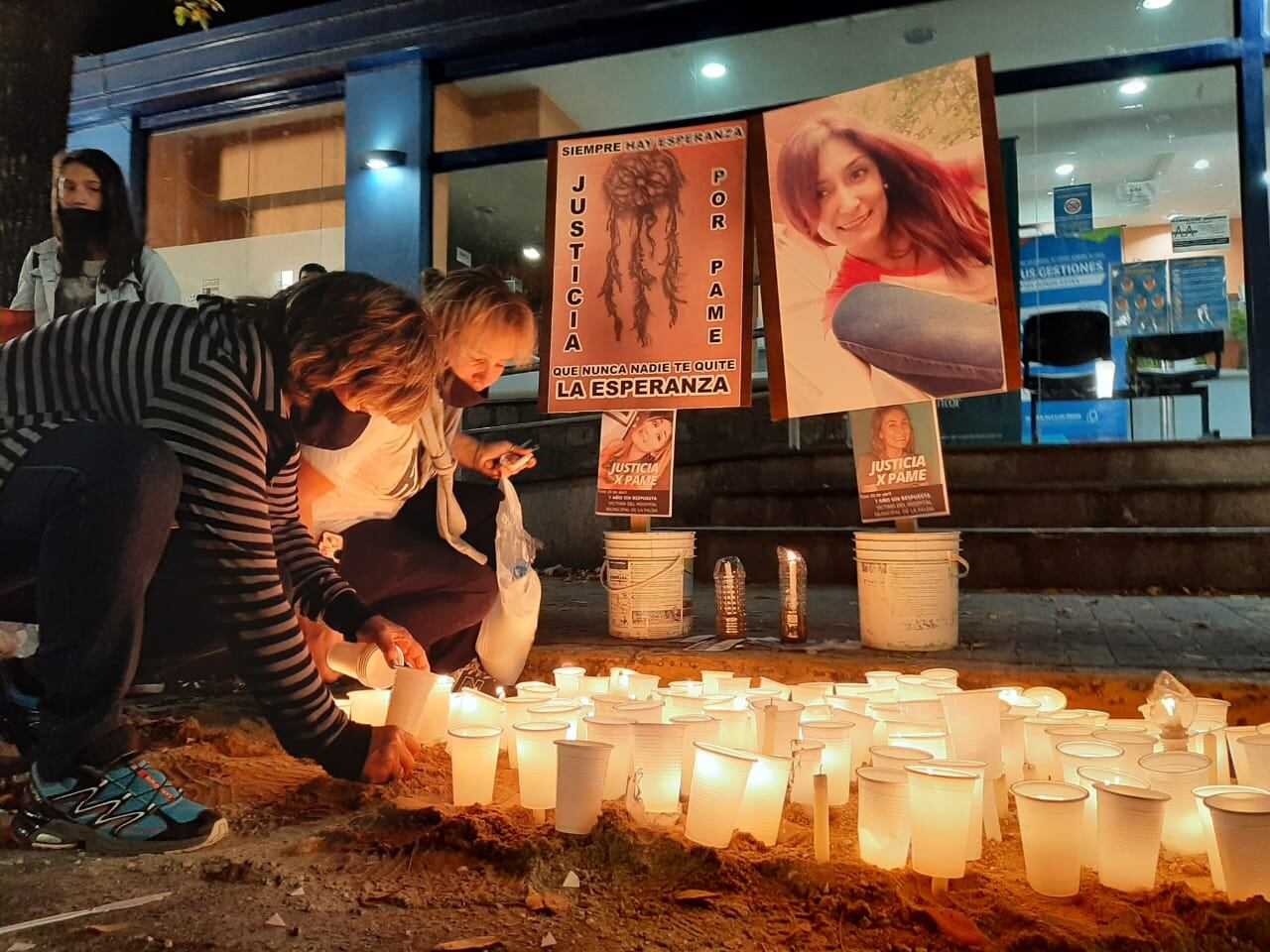 Movilización por pedido de Justicia en el caso de Pamela Nieto.