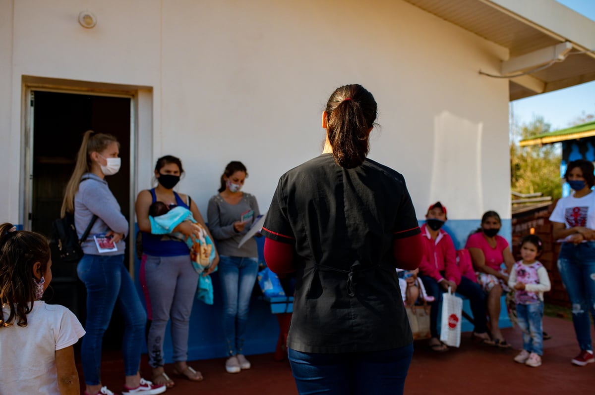 En Comandante Andresito se llevó adelante una campaña de prevención contra el VIH.