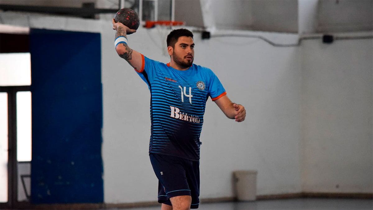 Rodrigo "Choli" Maya, jugador de balonmano de Mendoza.