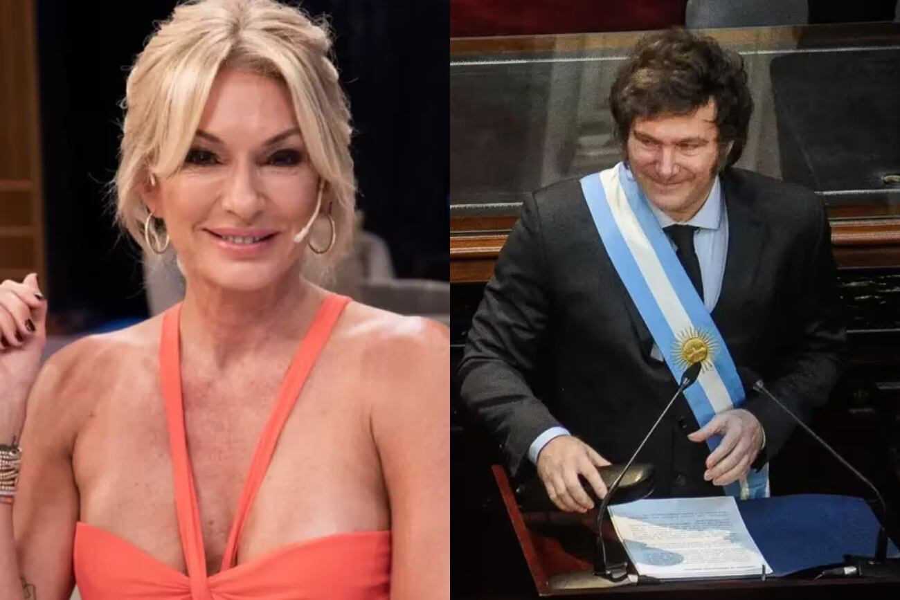 Yanina Latorre elogió a Javier Milei. (Collage web)