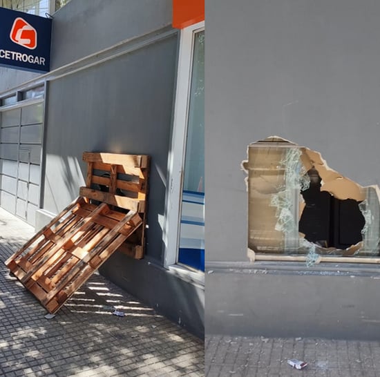 Hicieron un boquete en un local de Cetrogar en pleno centro de San Luis y se llevaron de todo.