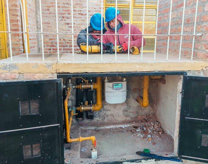 Escuelas de Neuquén cerradas por obras de gas.