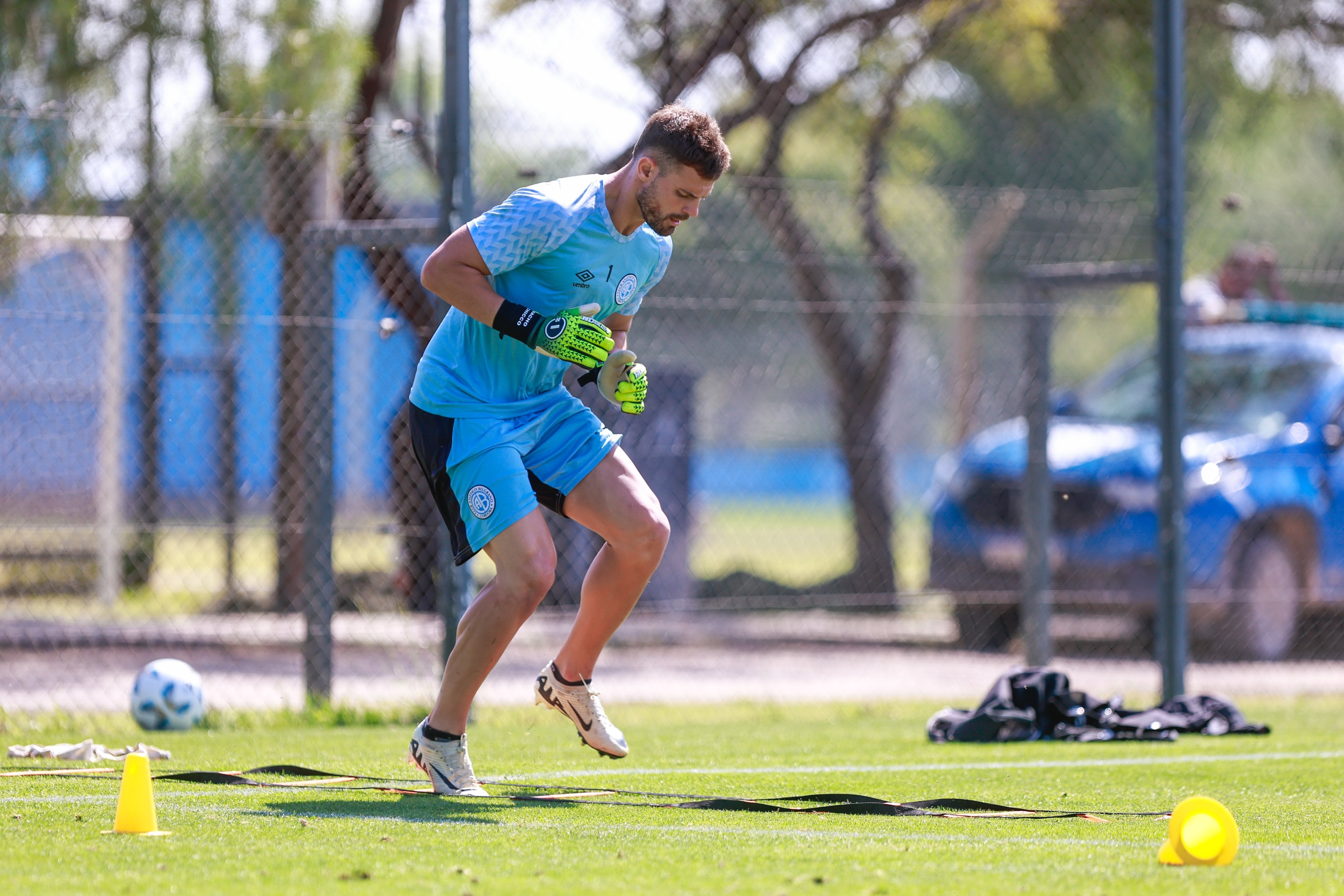 Ignacio Chicco jugaría desde el arranque ante La Gloria (Prensa Belgrano).