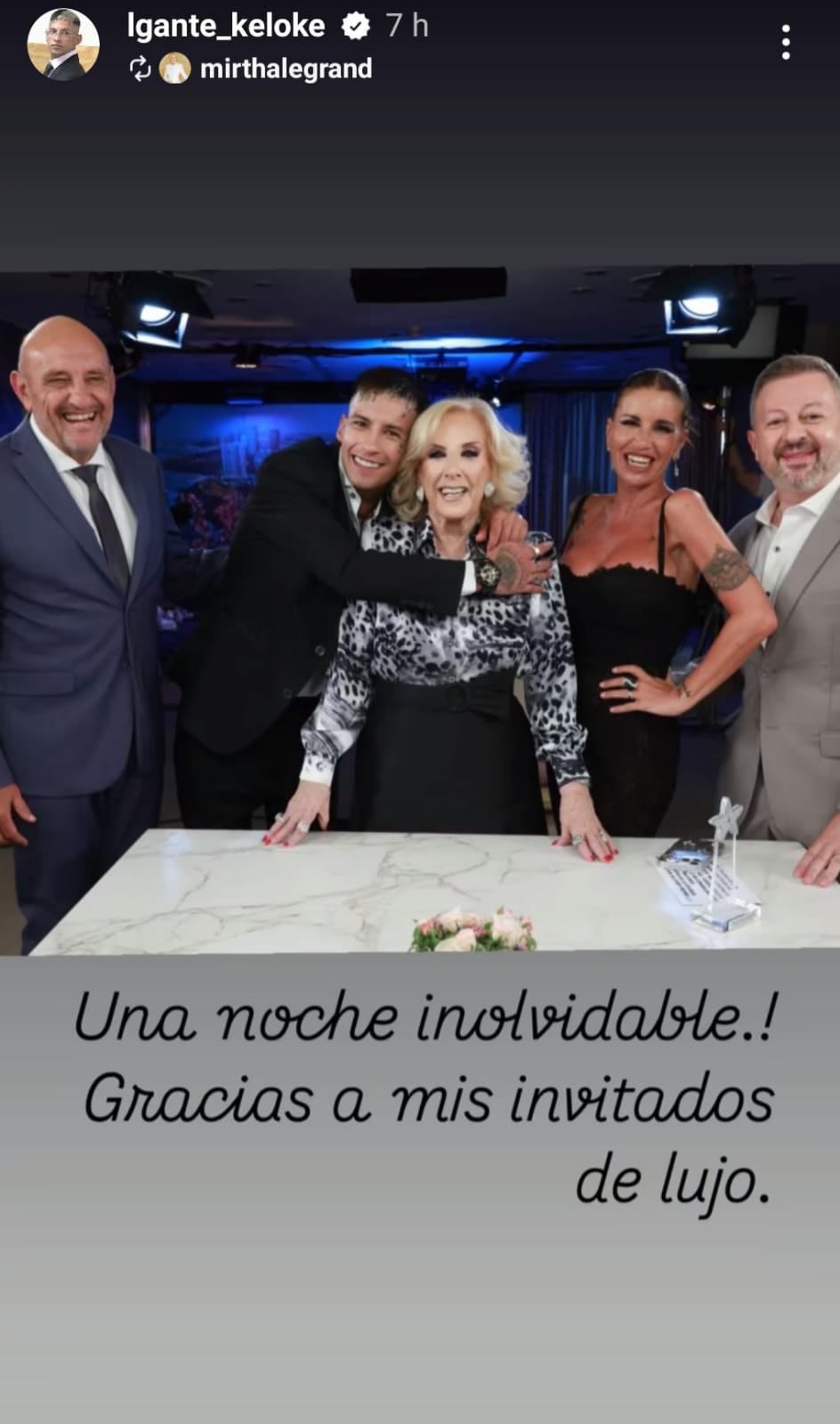 ¿Se viene el casamiento? L- Gante reveló en la mesa de Mirtha Legrand sus planes a futuro con Wanda Nara y sorprendió a sus fans