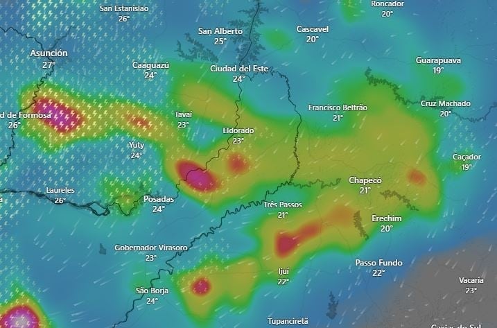 Periodo crítico para las 14:00 y las 16:00 horas. 