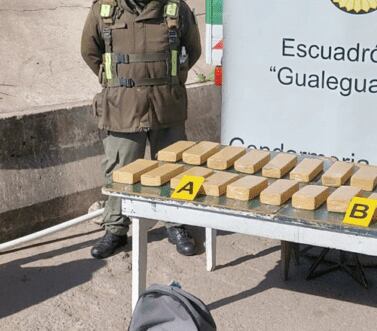 Un iguazuense cayó con estupefacientes en Entre Ríos.