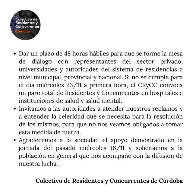 Las resoluciones del CCyRC.