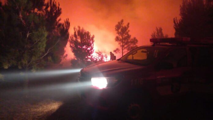 Incendio en La Cumbre