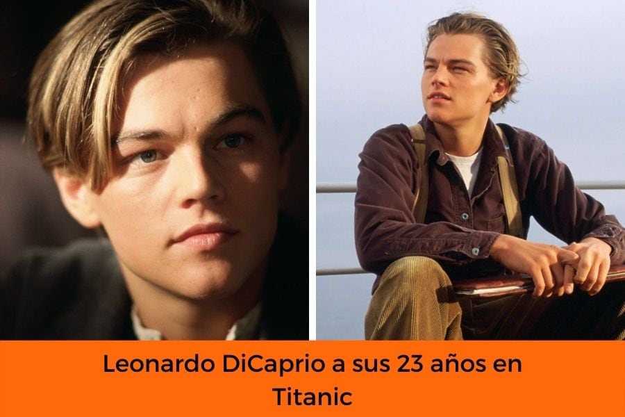 El antes y después de Leonardo DiCaprio.