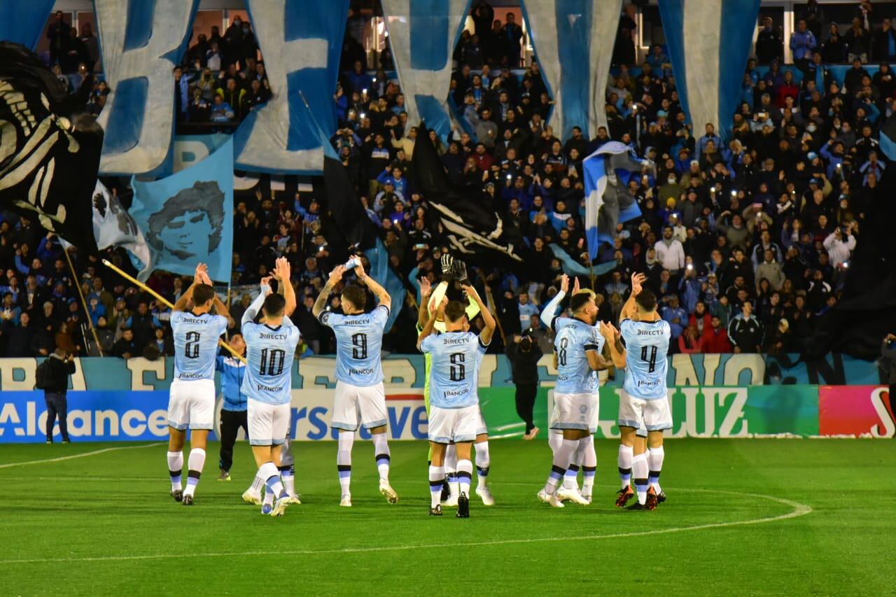 Belgrano, el puntero de la Primera Nacional. (Facundo Luque / La Voz)