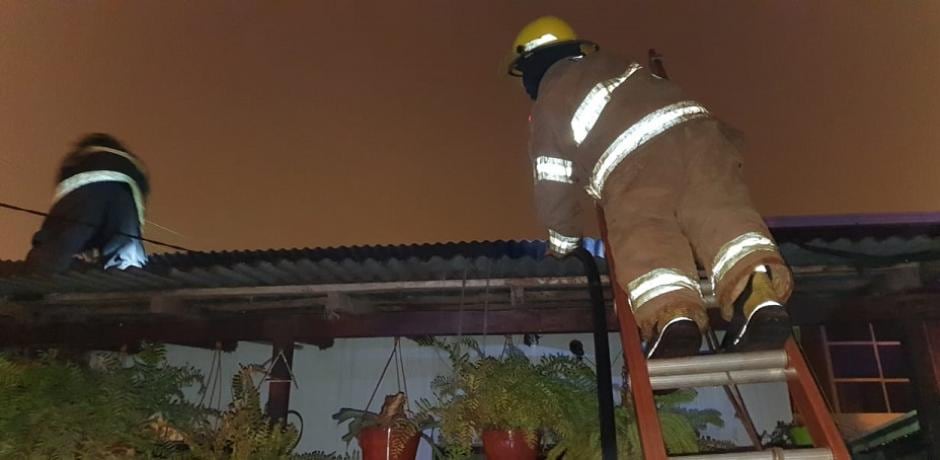 Pudieron sofocar rápidamente el incendio.