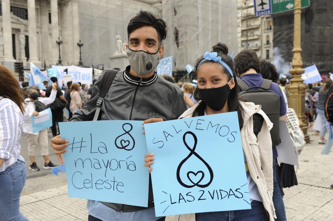 La marcha “Salvemos las dos Vidas” en el Congreso