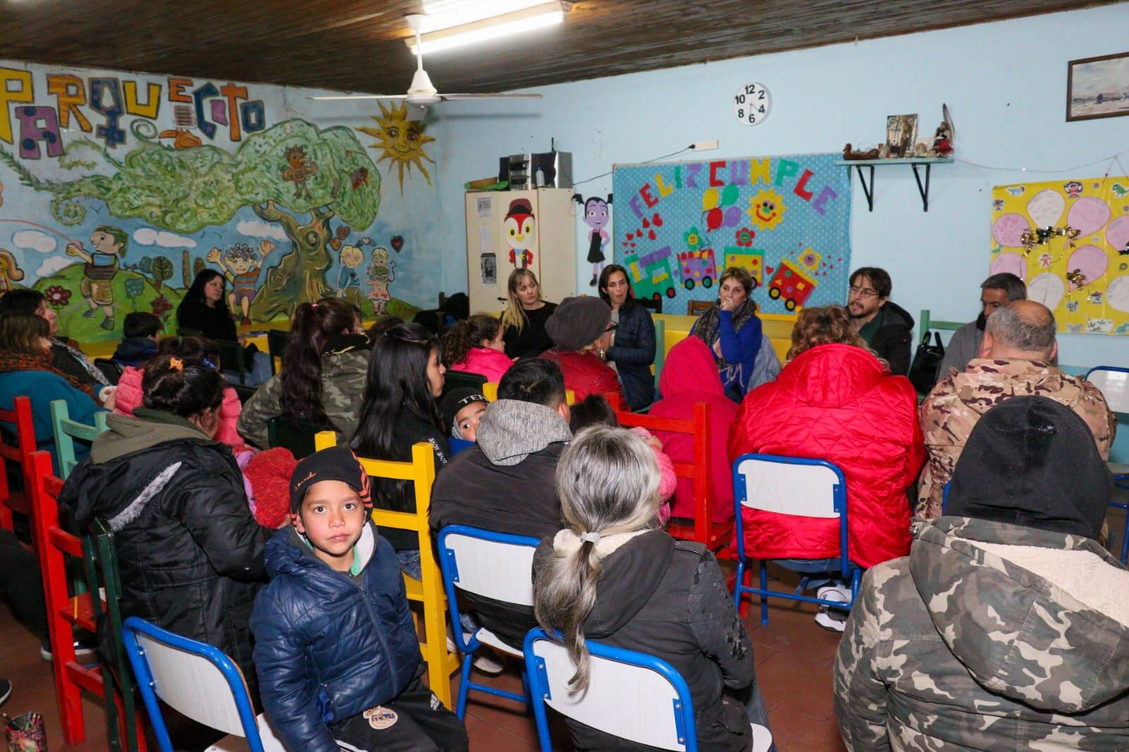 Claudia Cittadino visitó el Barrio Ruta 3 Sur