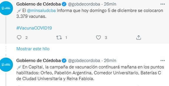 La campaña de vacunación contra el COVID prosigue este lunes.