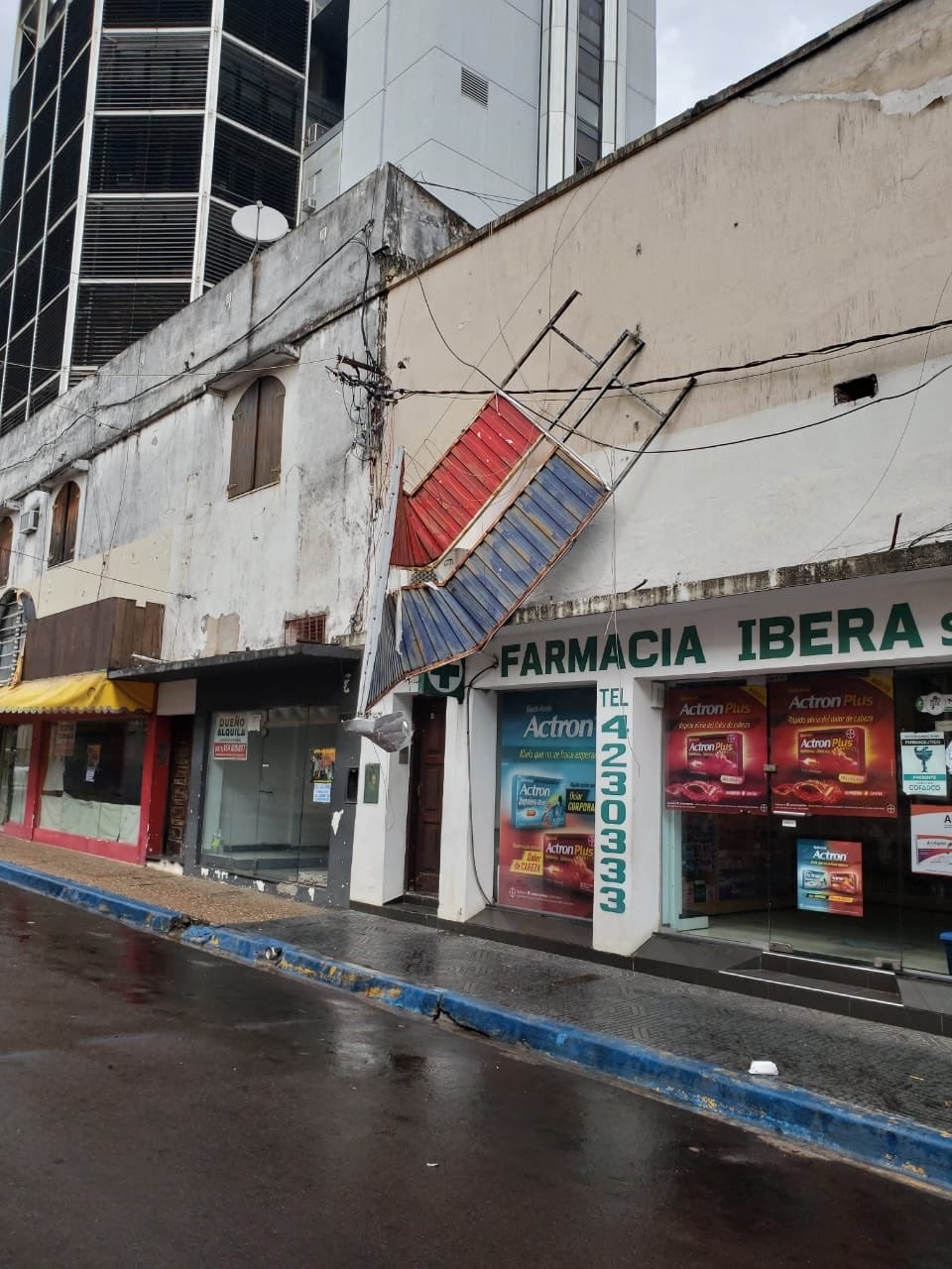 Los daños causados en Corrientes tras el violento temporal del martes 14 de febrero.